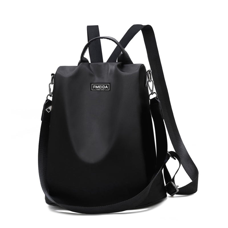 Fmeida Large Travel Backpack for Women Waterproof Back Pack Black Shoulder Bag Fashion Backpack Purse Anti-Theft Daypack for College Work - Image 1